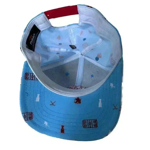 Pukka Mens Hat Snapback North Carolina Logo Baseball Cap UNC Hockey Print - Picture 7 of 7